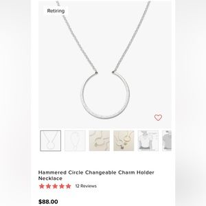Brand new with box *James Avery*changeable charm holder necklace. 24’’